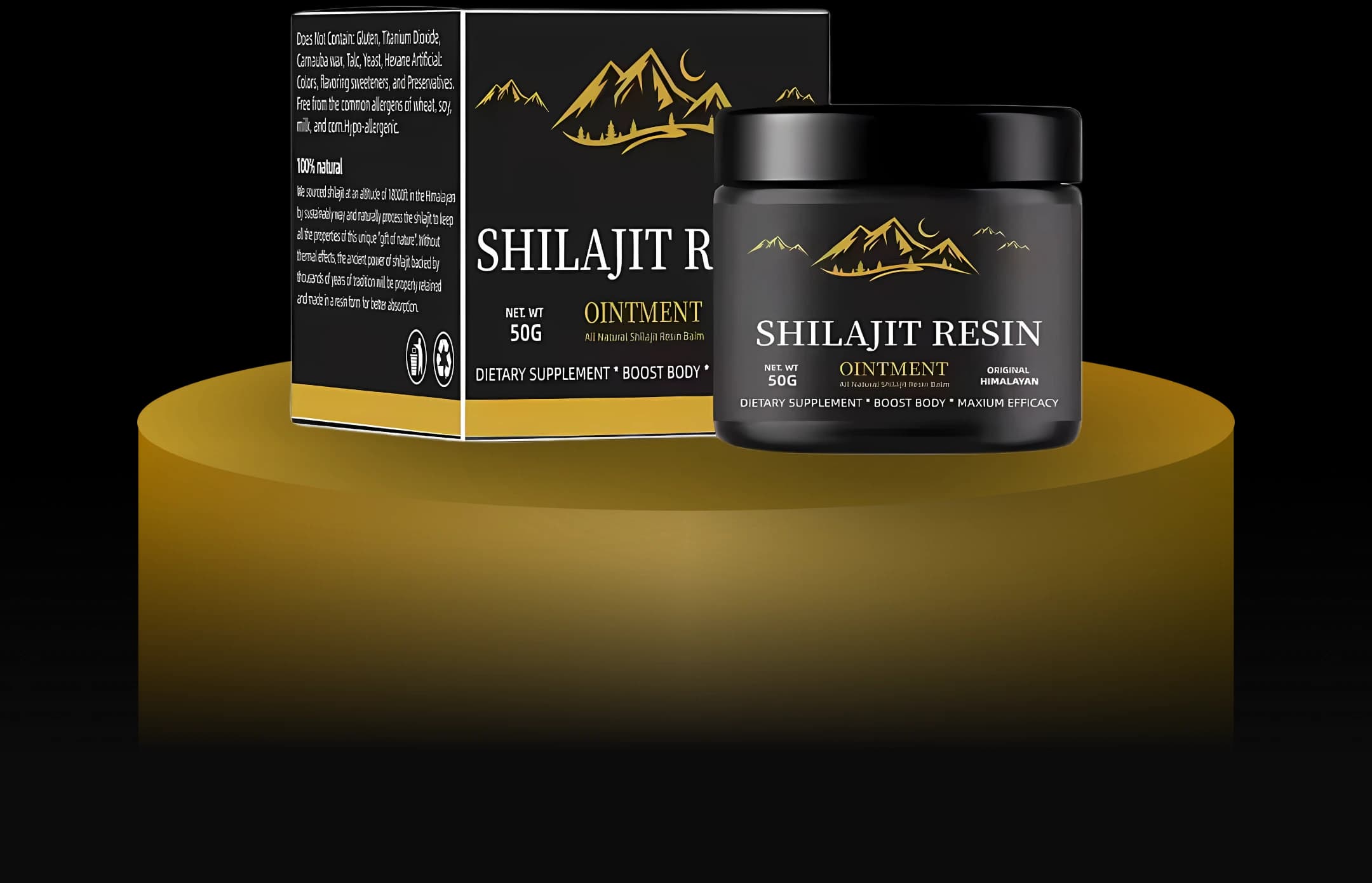 Boite de shilajit